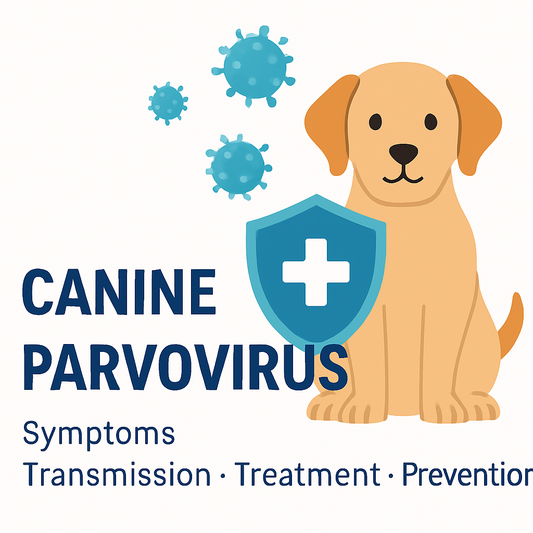 🐶 Canine Parvovirus – Symptoms, Transmission, Treatment, and Prevention Guide