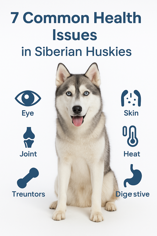 🐺 7 Common Health Issues in Siberian Huskies – Prevention and Care Tips
