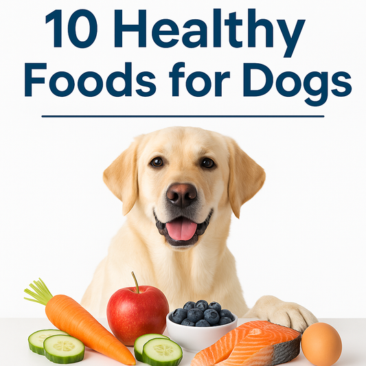 🥕 10 Healthy Foods for Dogs – Safe & Nutritious Choices