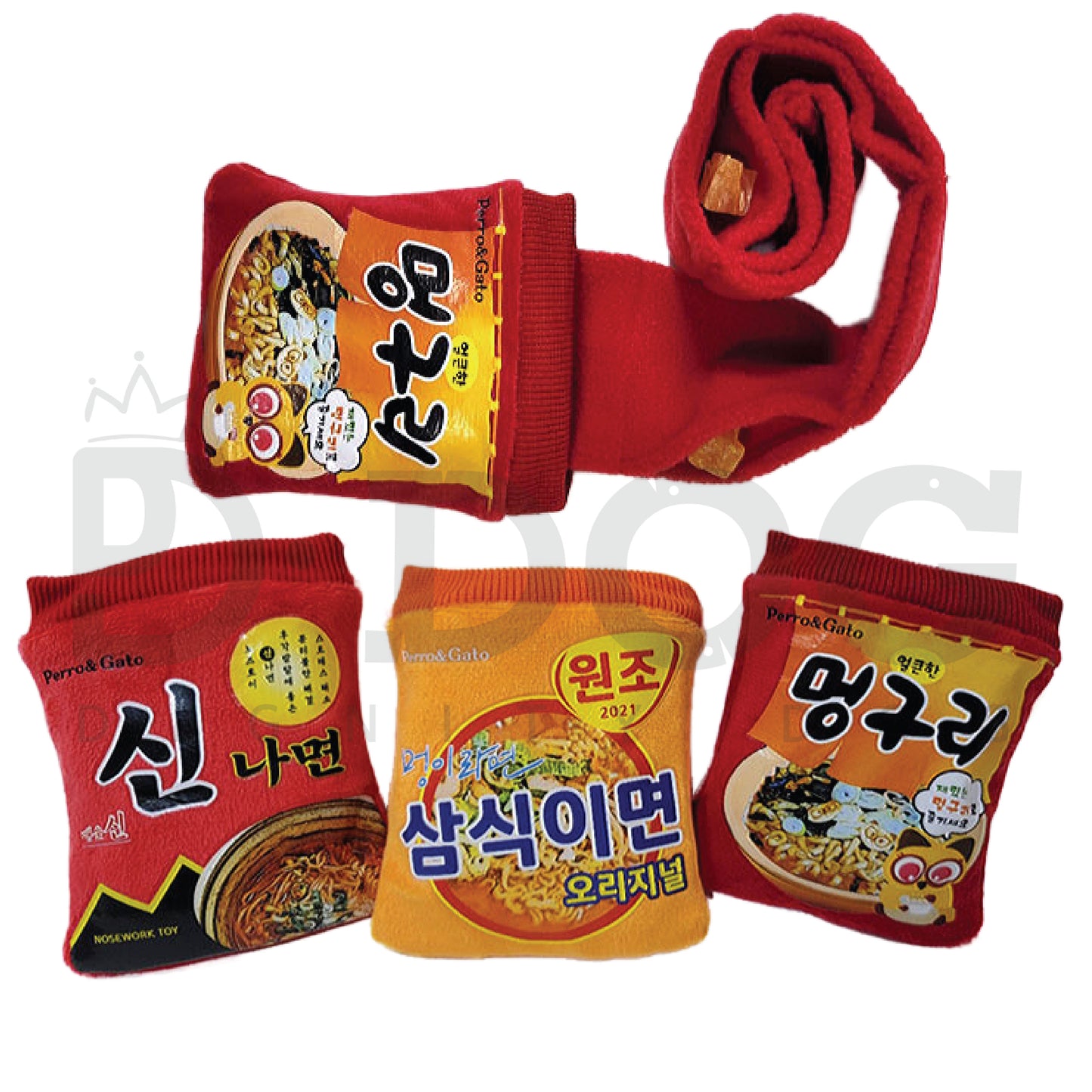 【 PERRO & GATO 】 SCENT TRAINING NOSE WORK RAMEN TOY