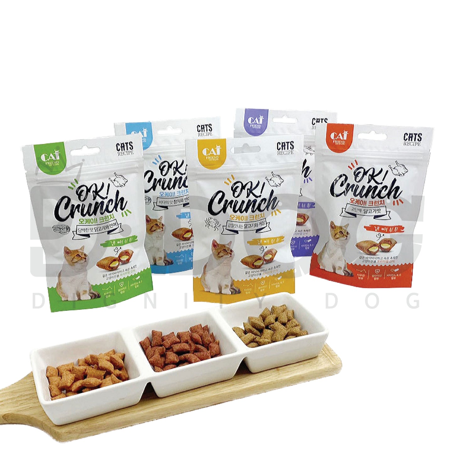 【 OK CRUNCH 】 Cat Crunky Treats 60g