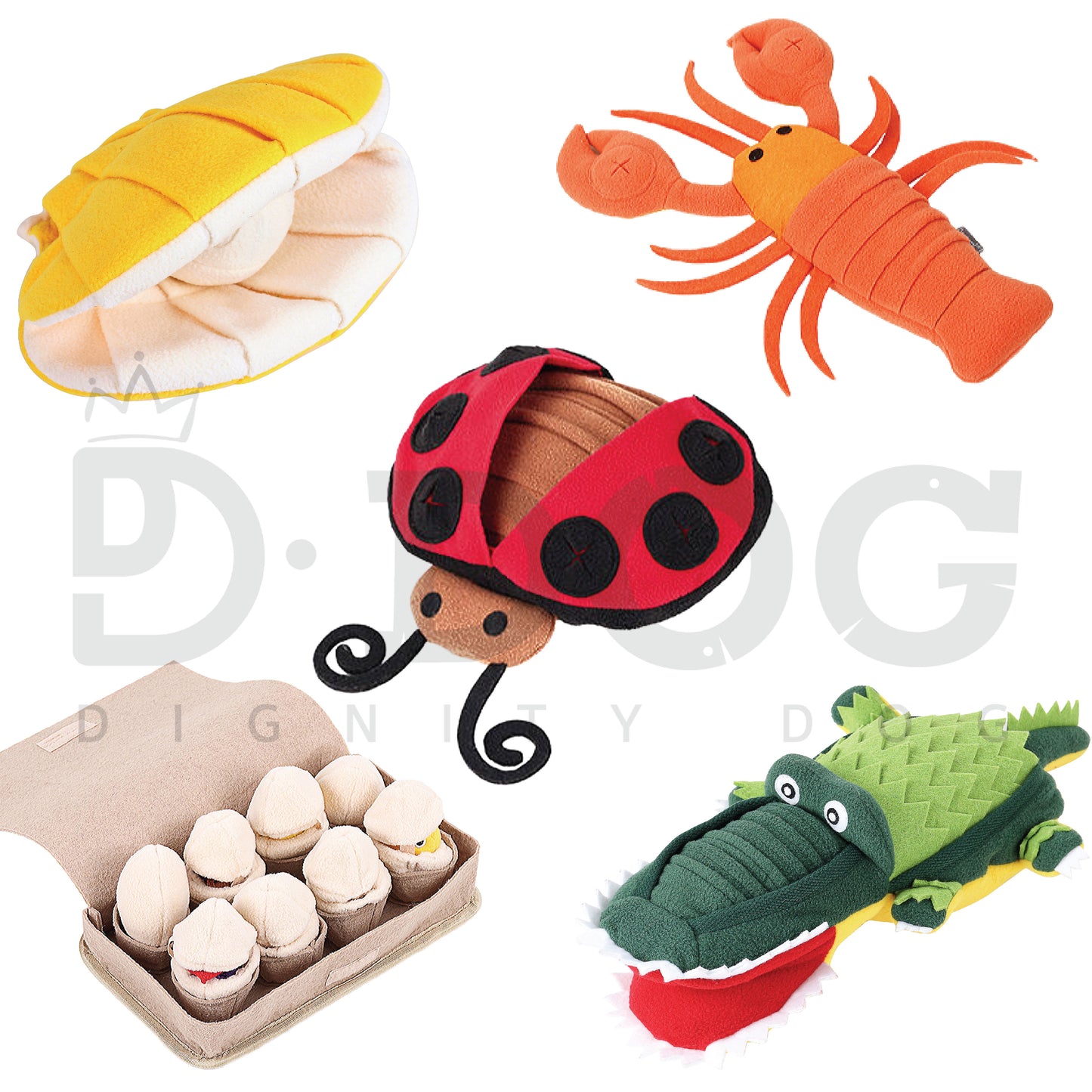 【 DIGNITYDOG 】PET STUFFED TOY 5 TYPES