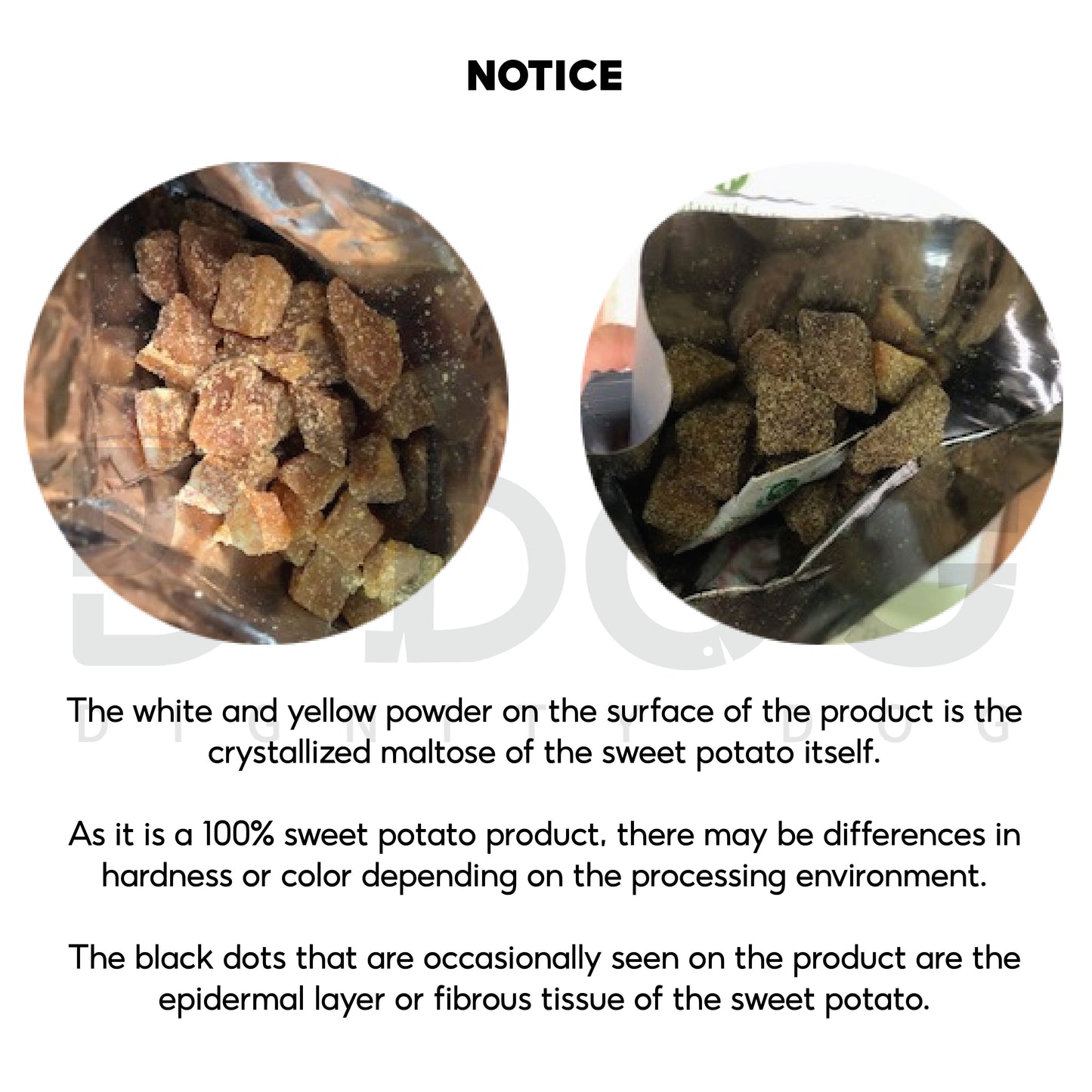 【 NATURAL CORE 】60g ORGANIC SWEET POTATO