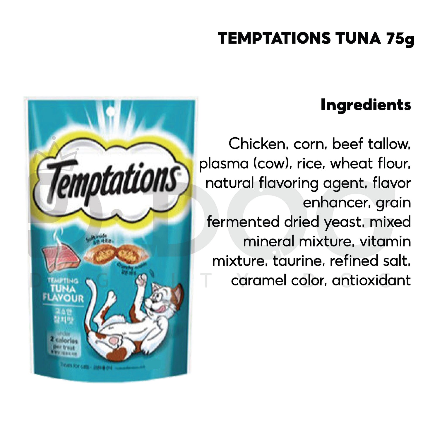 【 TEMPTATIONS 】 CAT CRUNCH COOKIES 75g