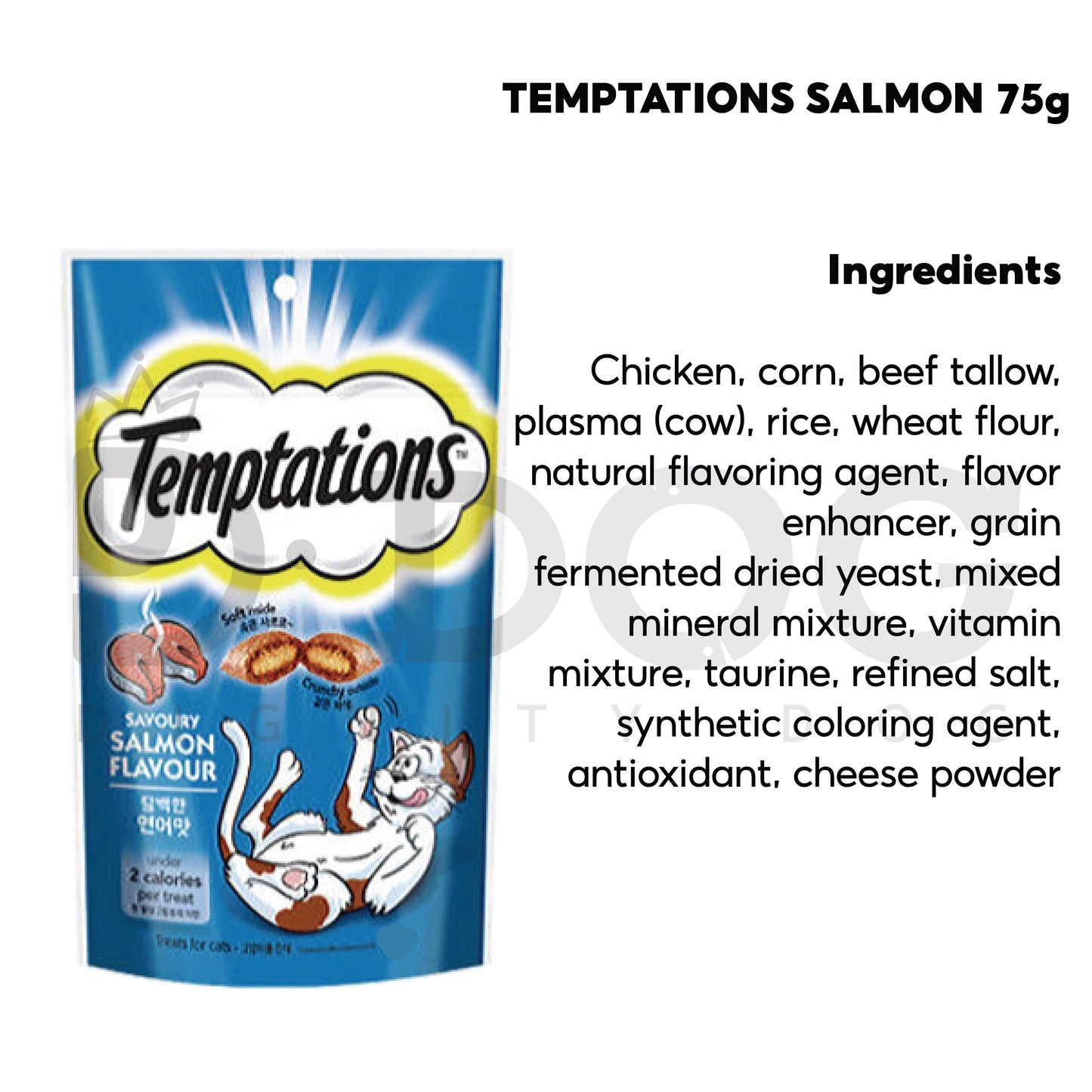 【 TEMPTATIONS 】 CAT CRUNCH COOKIES 75g