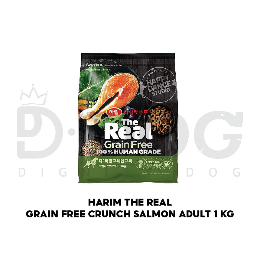 【 HARIM 】1 KG THE REAL CRUNCH GRAIN FREE DOG FOOD