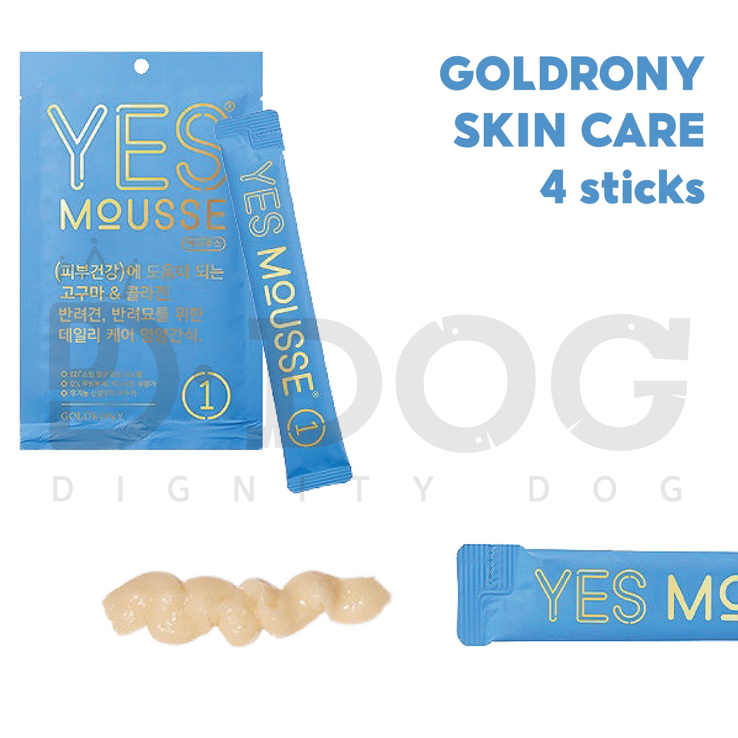 【 GOLD RONY 】60G YES MOUSSE CHEW STICK