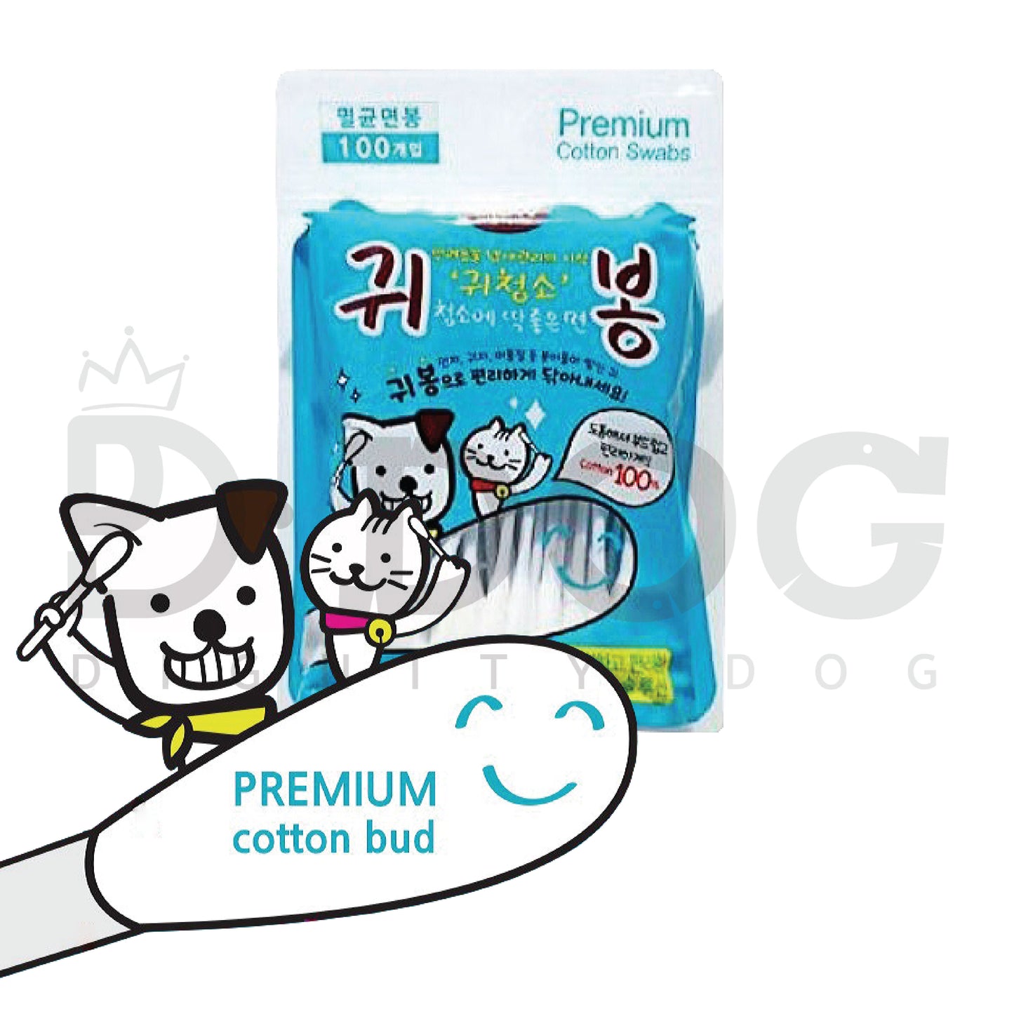【 ETIPET 】 COTTON SWAB 100 stick
