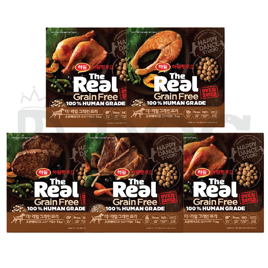 【 HARIM 】1 KG THE REAL OVEN BAKED DOG FOOD 5 TYPES