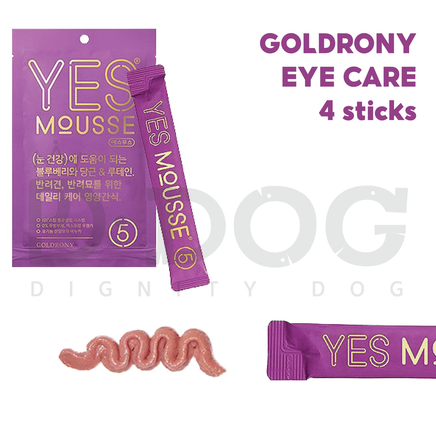 【 GOLD RONY 】60G YES MOUSSE CHEW STICK