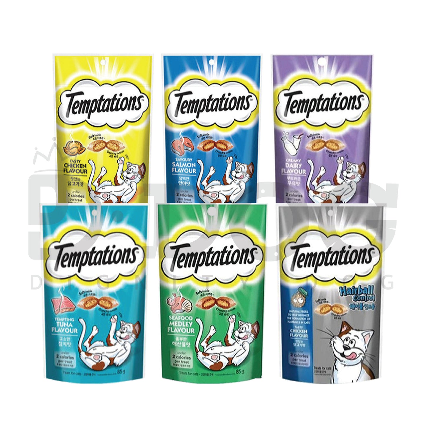 【 TEMPTATIONS 】 CAT CRUNCH COOKIES 75g