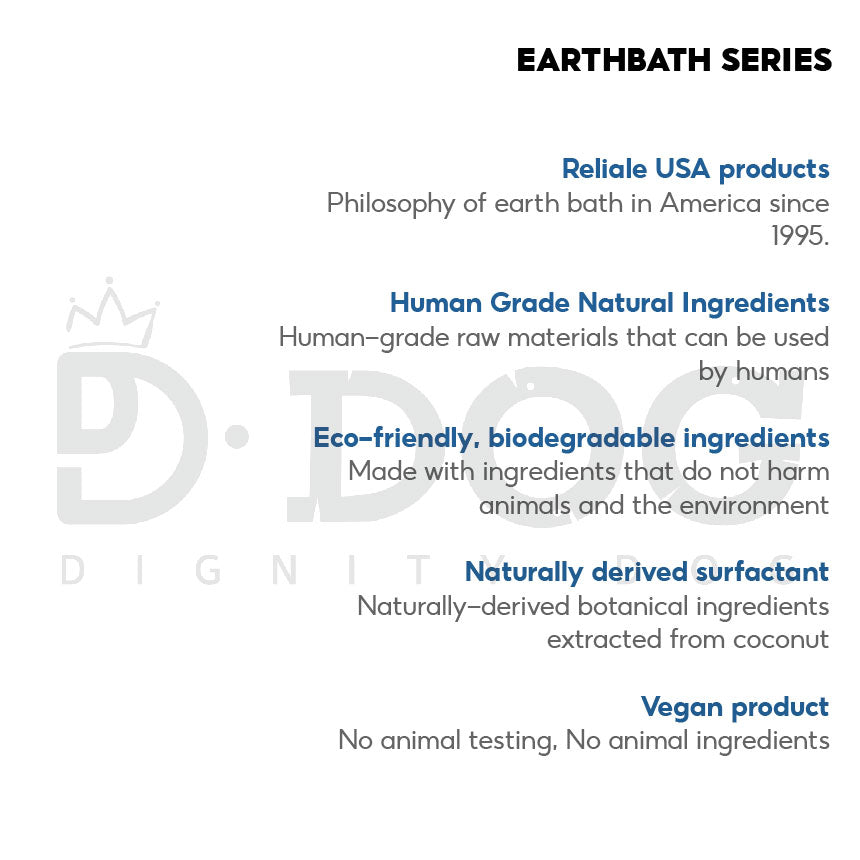 【 EARTHBATH 】472ML PET SHAMPOO