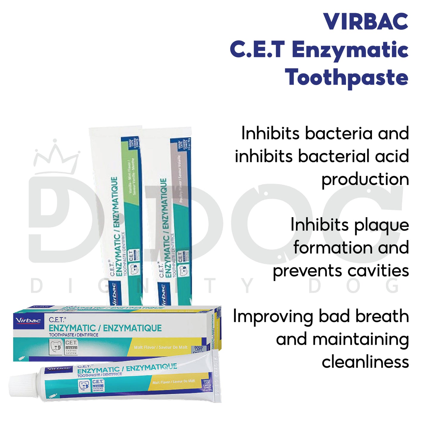 【 VIRBAC 】 C.E.T TOOTHPASTE 70g
