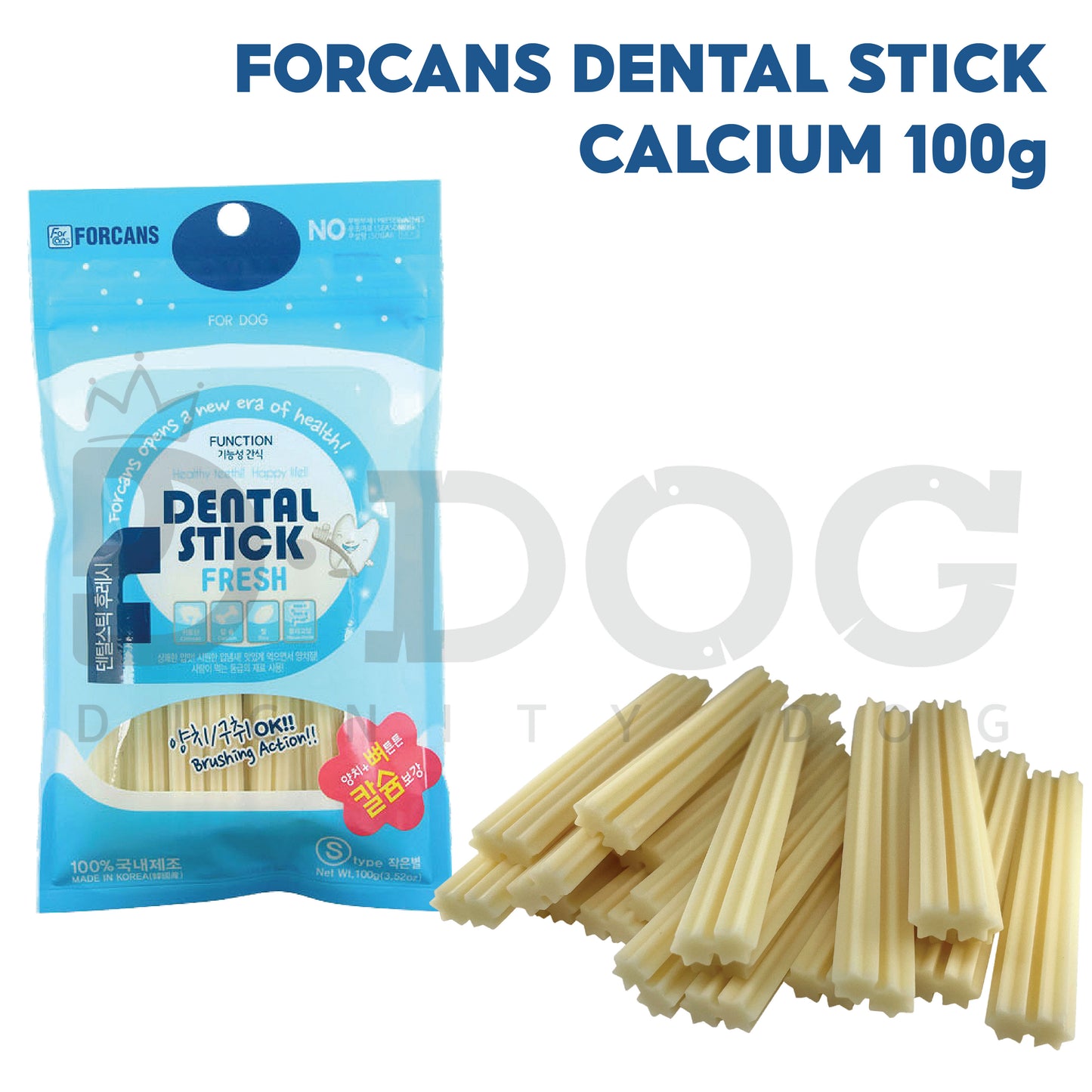 【 FORCANS 】 Dental Stick Fresh 100g