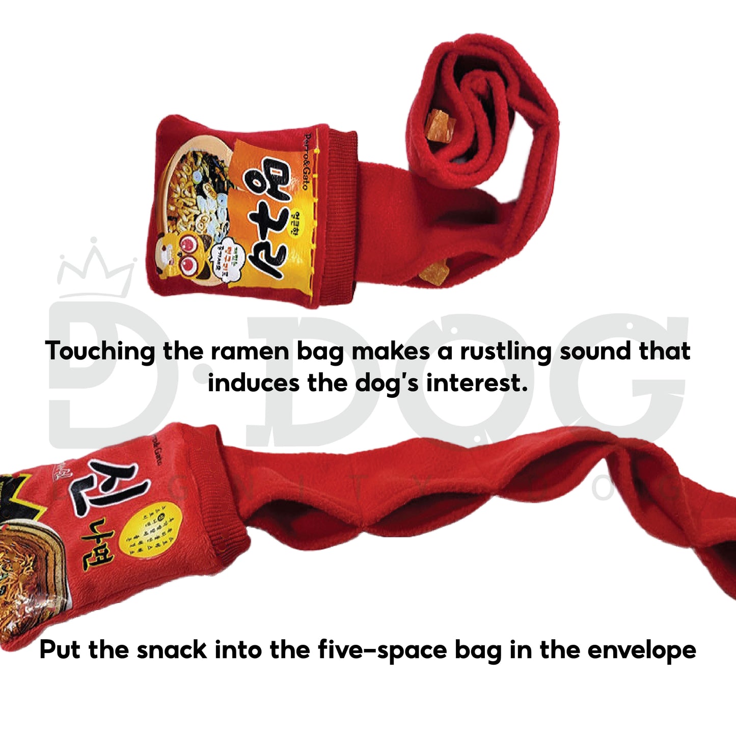 【 PERRO & GATO 】 SCENT TRAINING NOSE WORK RAMEN TOY