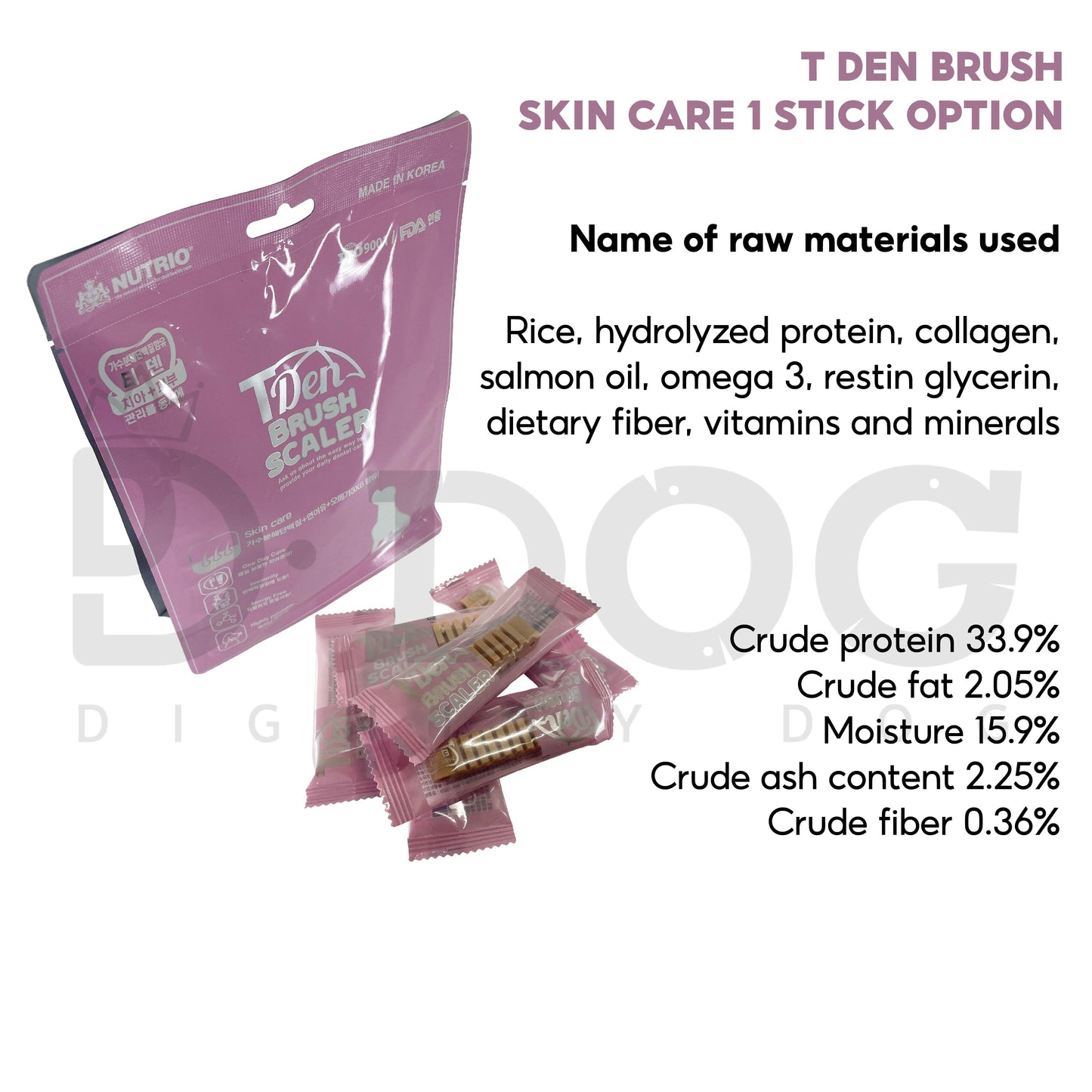 【 T-DEN 】 DENTAL BRUSH 1stick