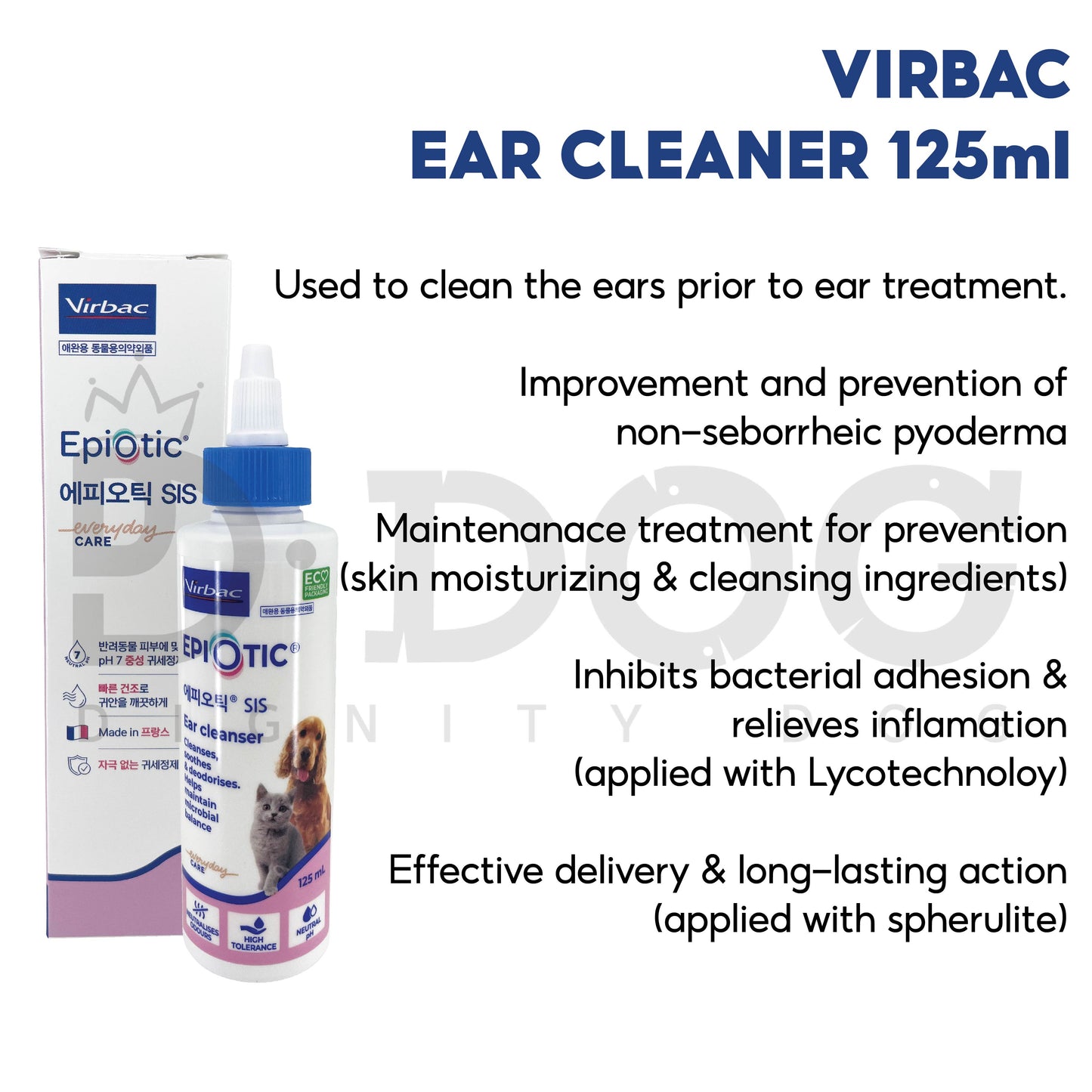 【 VIRBAC 】 EPI OTIC EAR CLEANSER 125ml