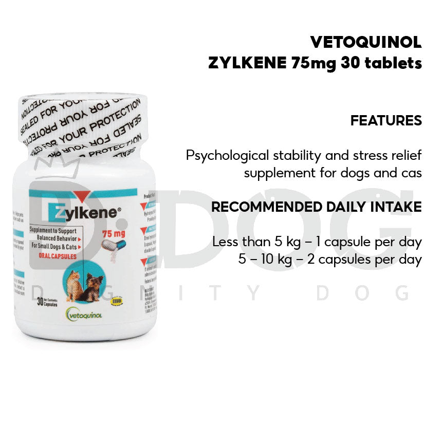 【 VETOQUINOL 】ZYLKENE 30 TABLETS
