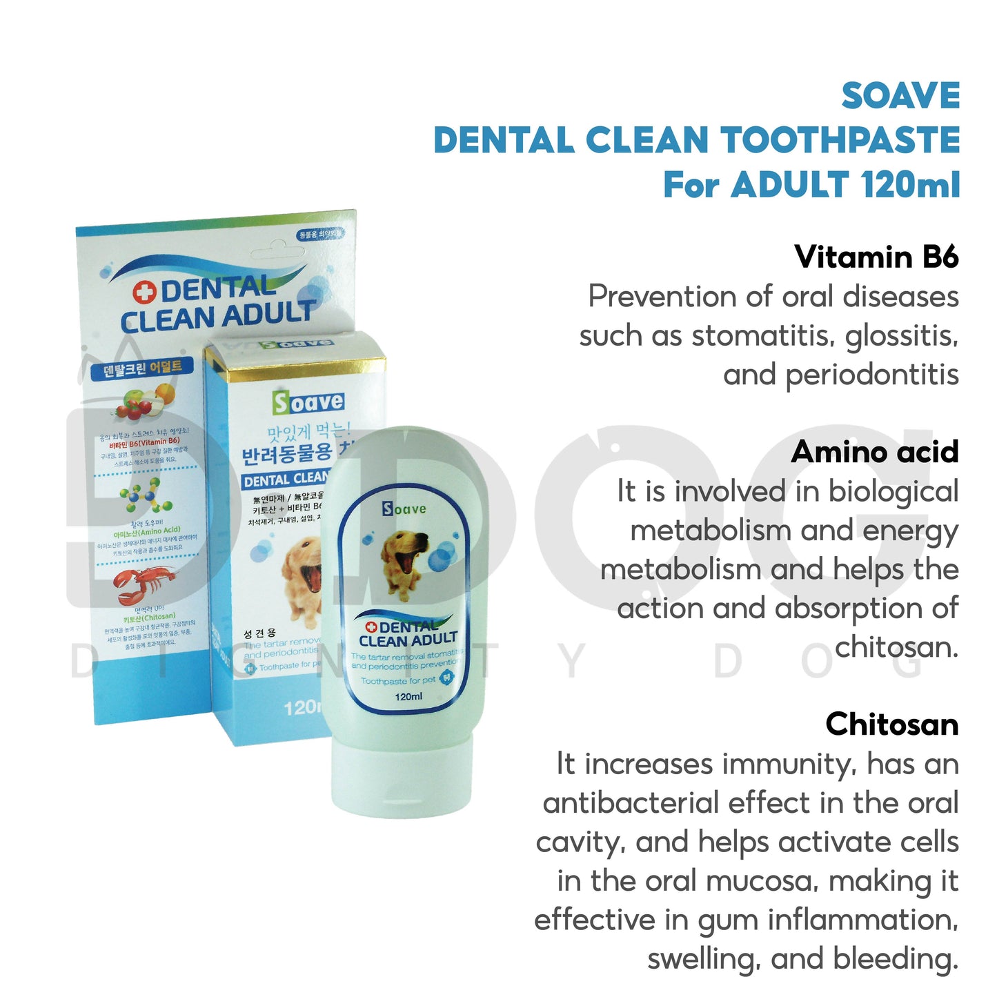 【 SOAVE 】 DENTAL CLEAN 120ml