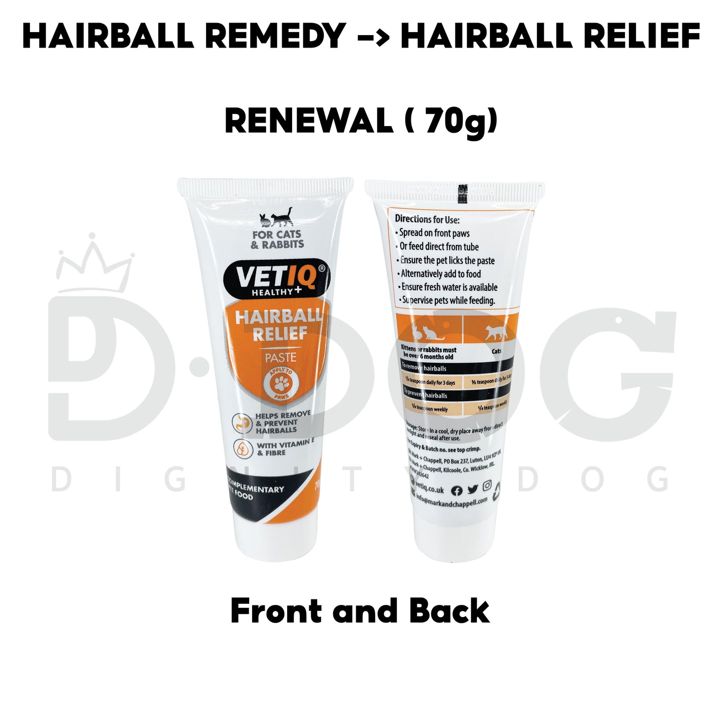 【 M&C 】70G HAIRBALL RELIEF