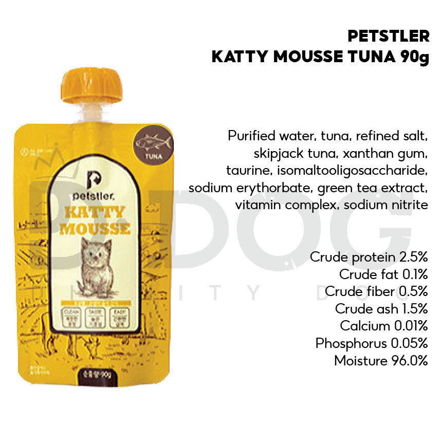 【 PETSTLER 】90G CAT WET SNACK PASTE 4 TYPES