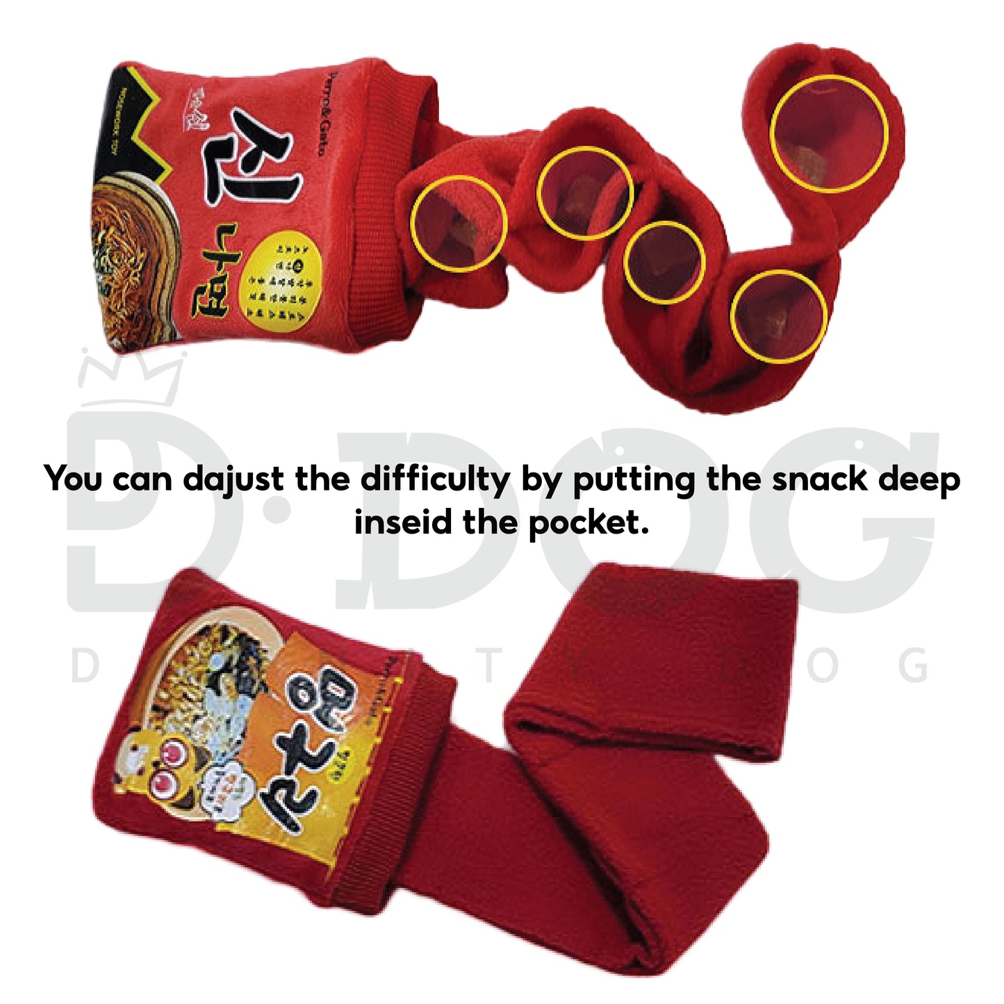 【 PERRO & GATO 】 SCENT TRAINING NOSE WORK RAMEN TOY