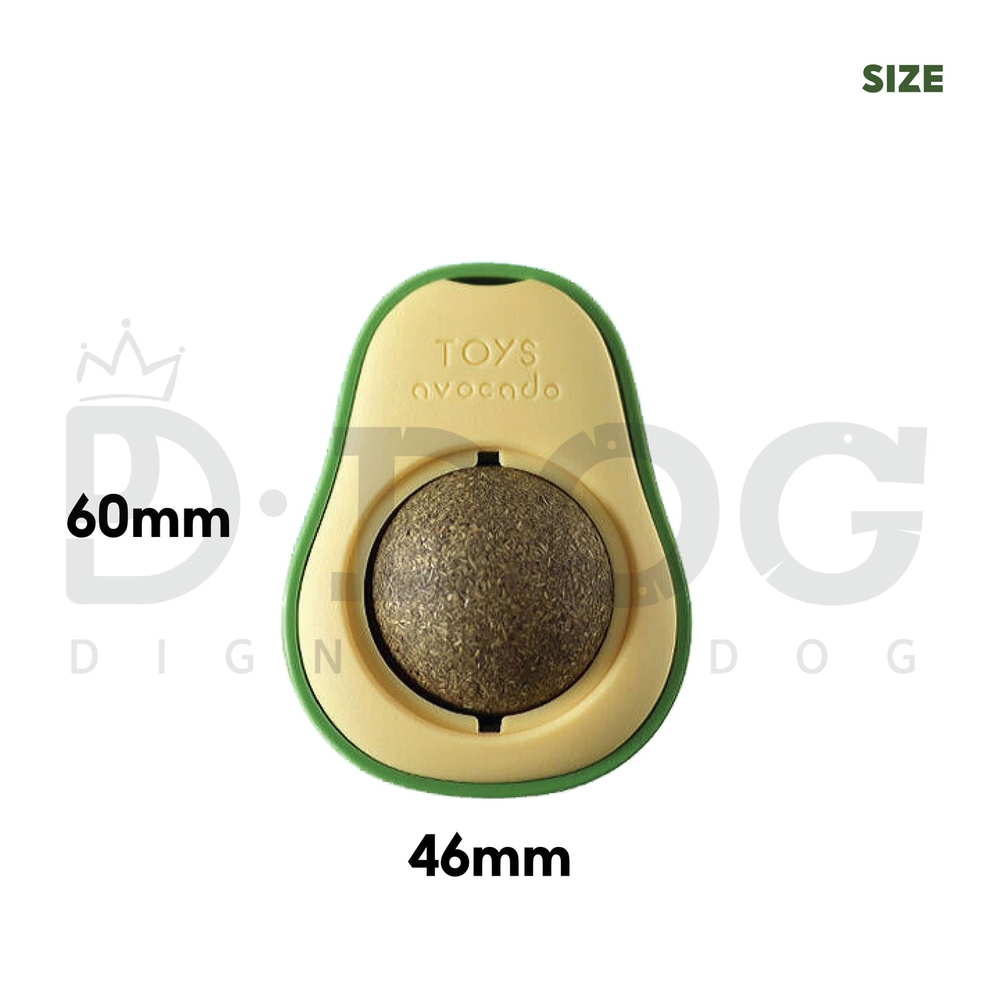 【 DIGNITY DOG 】AVOCADO CATNIP TOY
