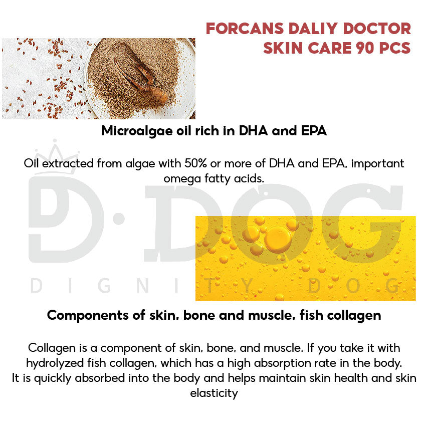 【 FORCANS 】90 TABLETS DAILY DOCTOR 4 TYPES