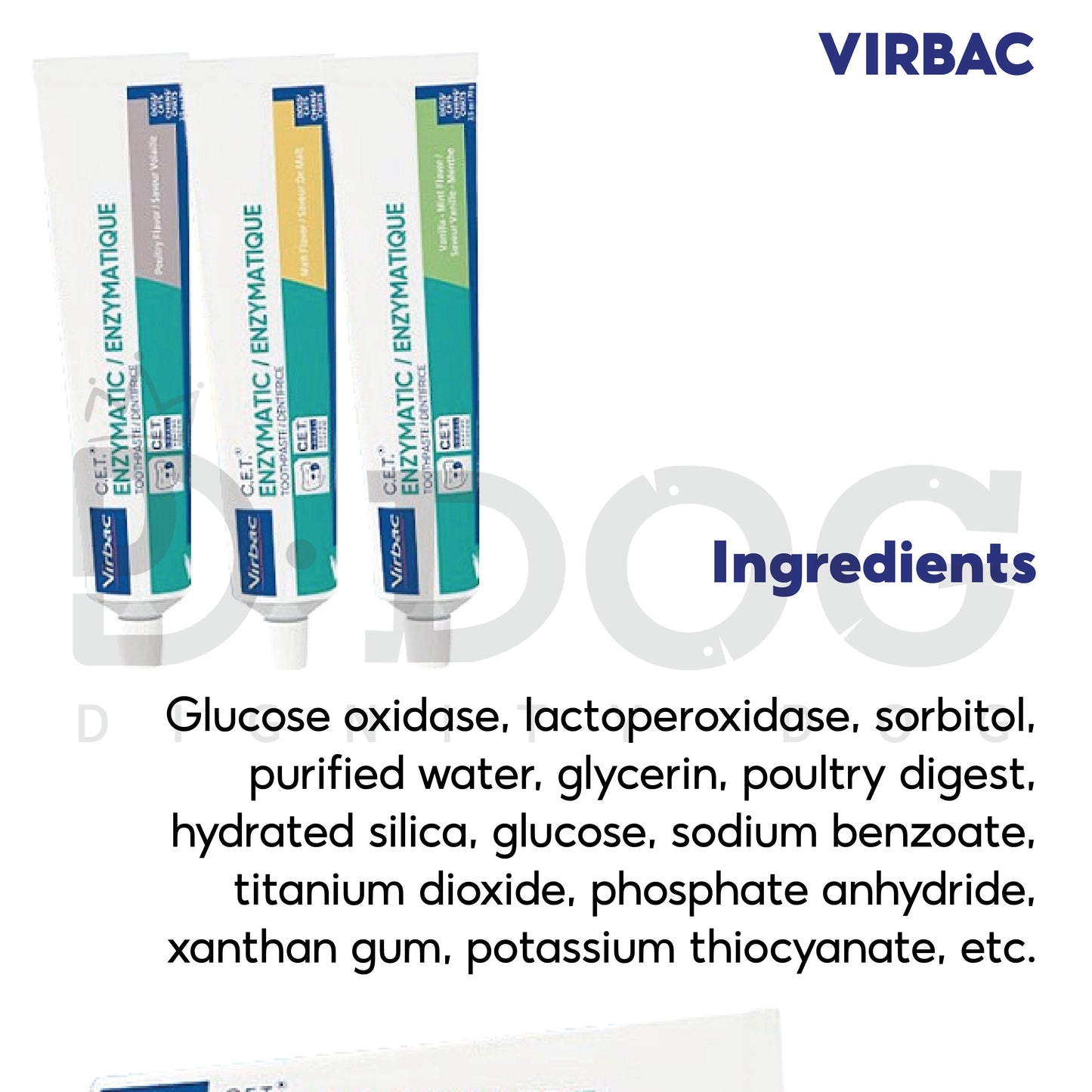 【 VIRBAC 】 C.E.T TOOTHPASTE 70g