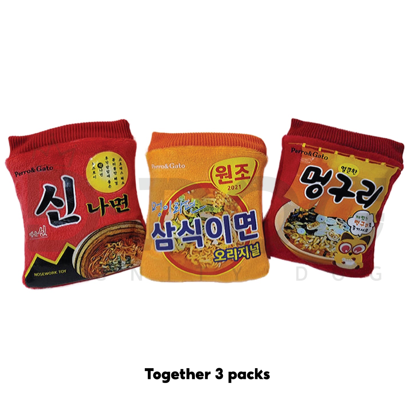 【 PERRO & GATO 】 SCENT TRAINING NOSE WORK RAMEN TOY