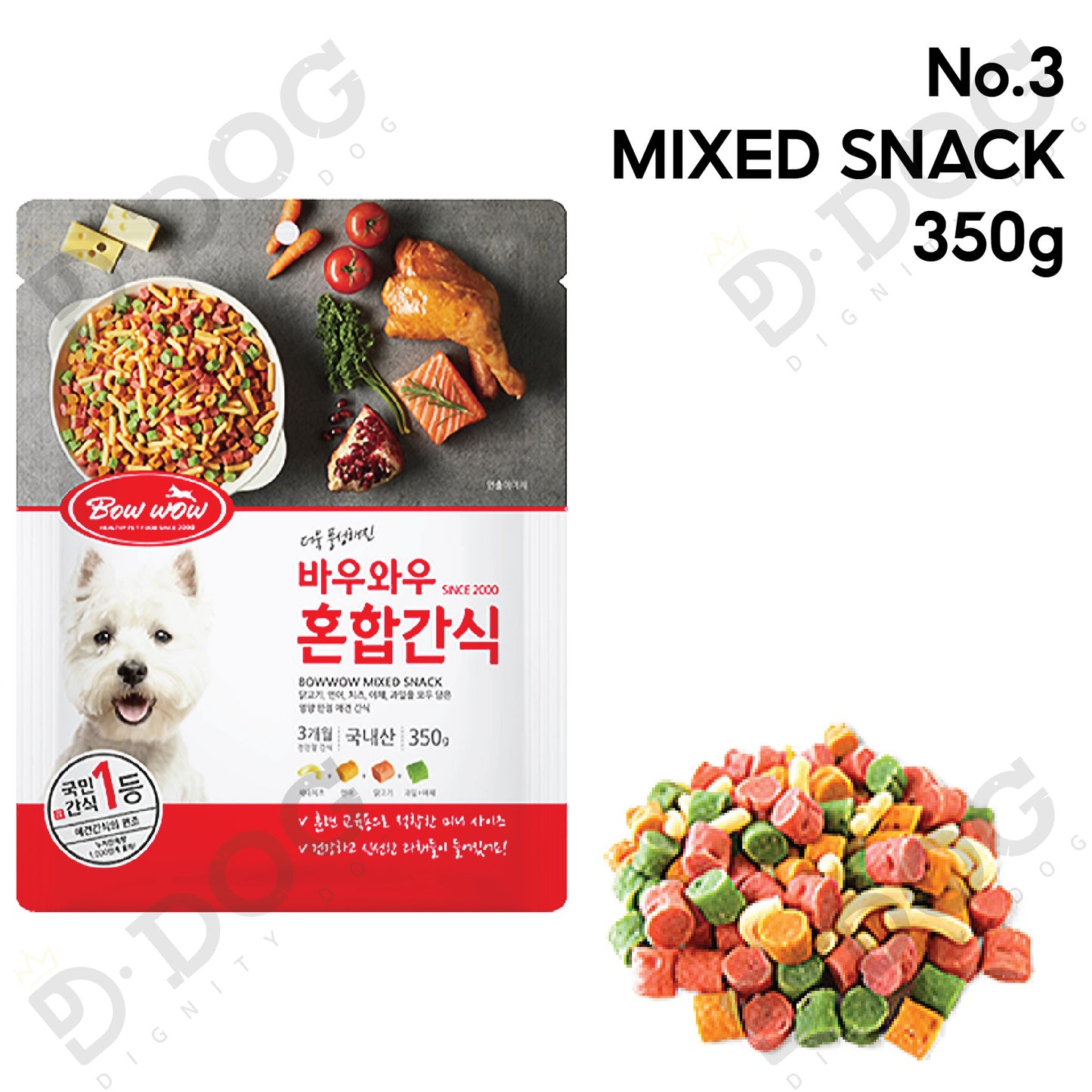【 BOWWOW 】 Dogs Biscuit Mixed Snacks Series
