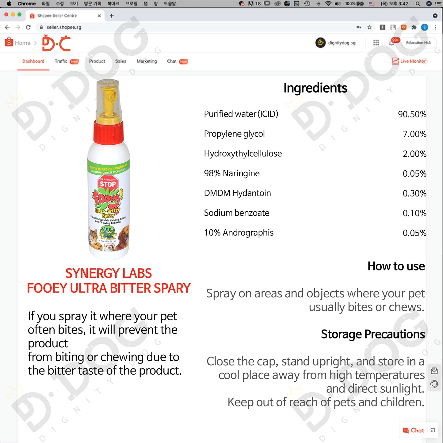 【 SYNERGY LABS 】 DETAL FRESH 4 types