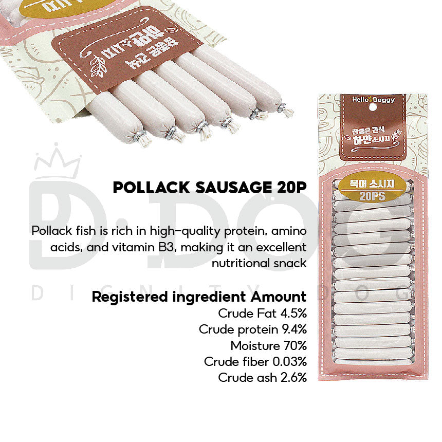 【 HELLO DOGGY 】MINI SAUSAGE 4 TYPES