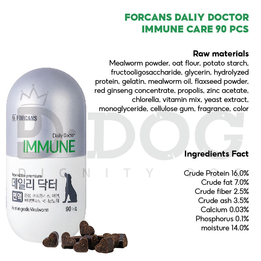 【 FORCANS 】90 TABLETS DAILY DOCTOR 4 TYPES