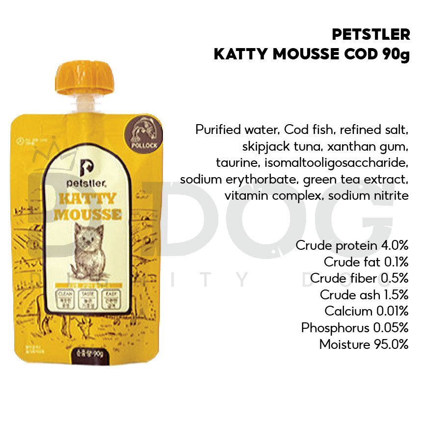 【 PETSTLER 】90G CAT WET SNACK PASTE 4 TYPES