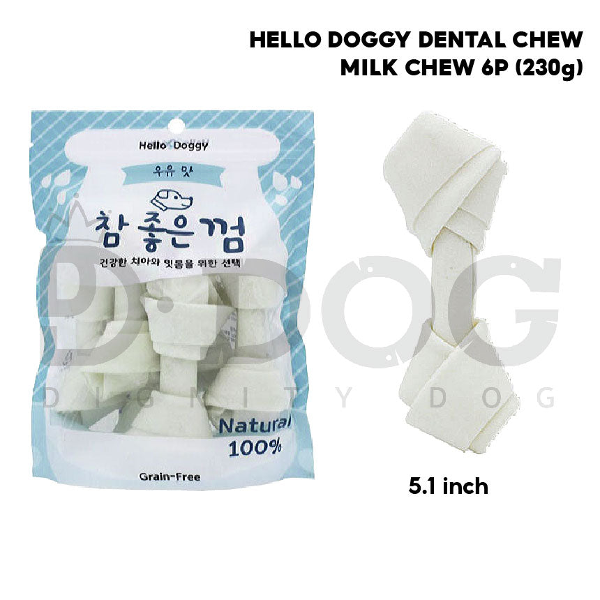 【 HELLO DOGGY 】DENTAL BONE CHEW 5 TYPES