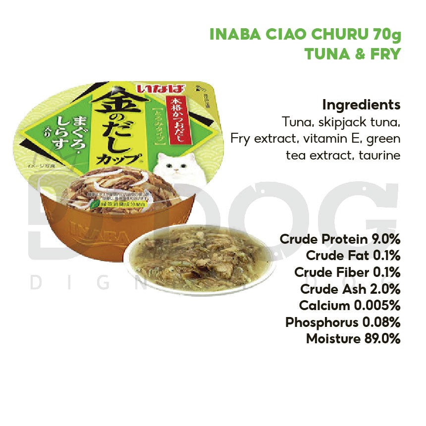 【 INAVA CIAO 】70G CAT WET FOOD TUNA SNACKS