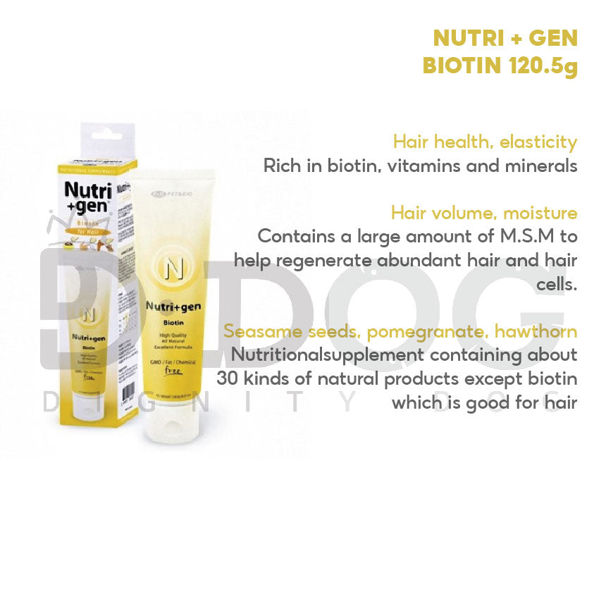 【 NUTRI + GEN 】120.5G PET NUTRITION SUPPLEMENTS