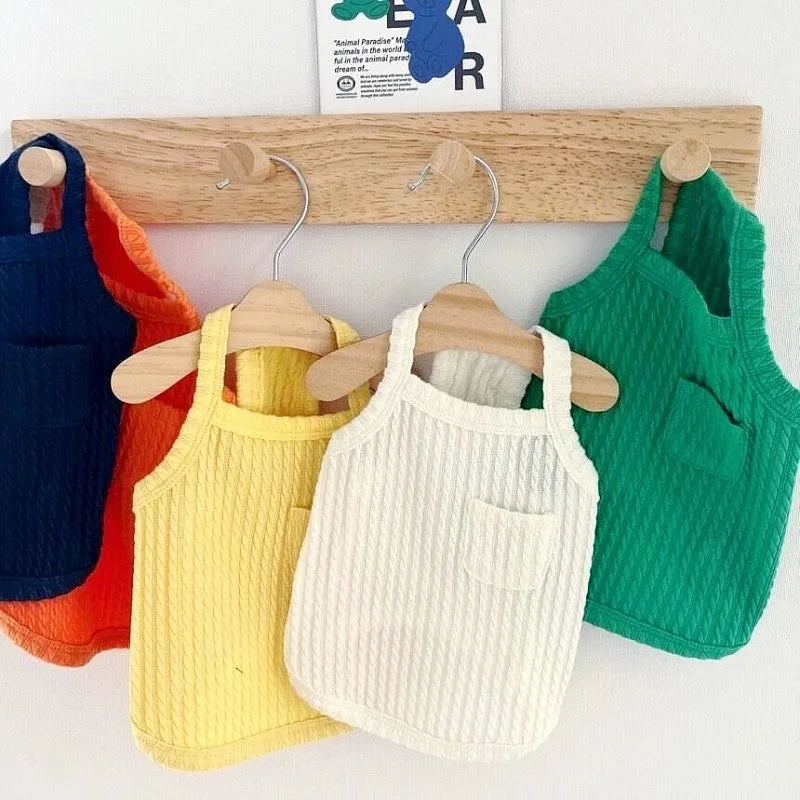 Summer Thin Dog Vest Breathable Dog Clothes for Small Dogs Chihuahua French Bulldog Clothing Puppy Clothes Cat Dog Accessories