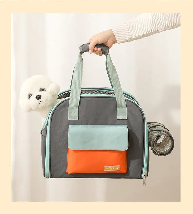 Multifunctional Pet Bag Cats and Dogs Comfortable Breathable Shoulder Bag Pet Carrier Dog Backpack Puppy Handbag Weight<4KG