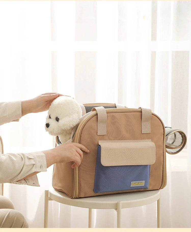Multifunctional Pet Bag Cats and Dogs Comfortable Breathable Shoulder Bag Pet Carrier Dog Backpack Puppy Handbag Weight<4KG