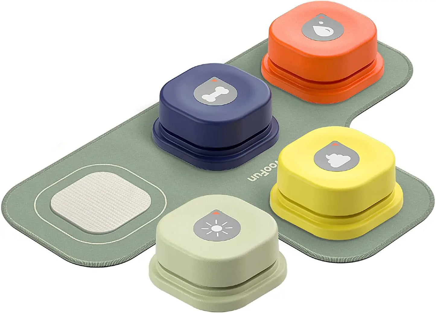 Dog Talking Button Set Pet Communication Training Toy (Includes Pad & Stickers)