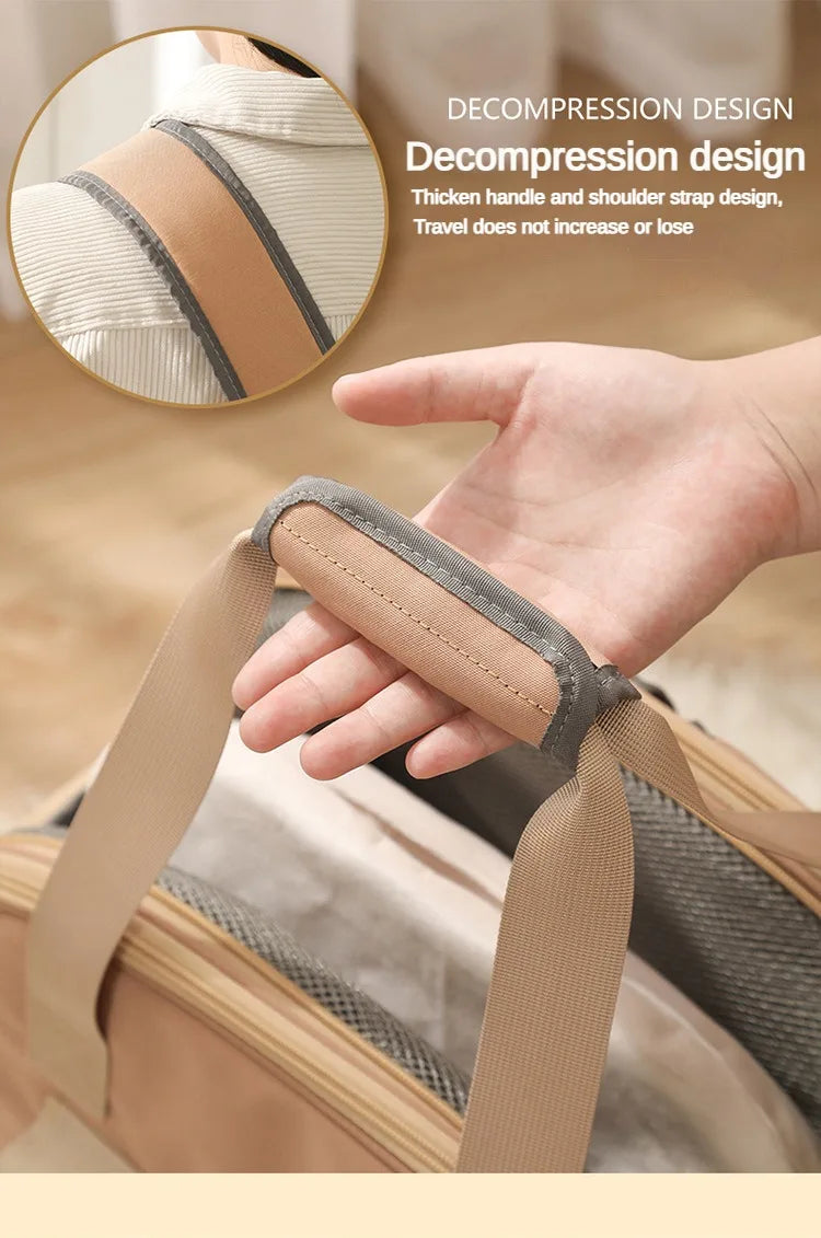 Multifunctional Pet Bag Cats and Dogs Comfortable Breathable Shoulder Bag Pet Carrier Dog Backpack Puppy Handbag Weight<4KG
