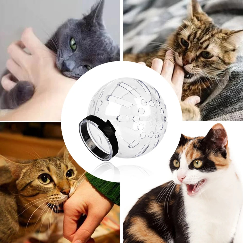 Cat Grooming Supplies Anti-Licking Anti-Bite Breathable Cat Muzzle Protective Space Hood Grooming Mask Bath Grooming