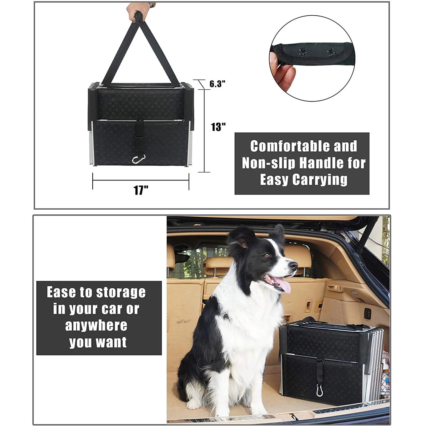 Aluminum Car Pet Ladder Outdoor Folding Dog Ladder Aluminum Pet Ladder SUV Car Steps