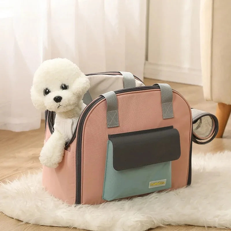 Multifunctional Pet Bag Cats and Dogs Comfortable Breathable Shoulder Bag Pet Carrier Dog Backpack Puppy Handbag Weight<4KG
