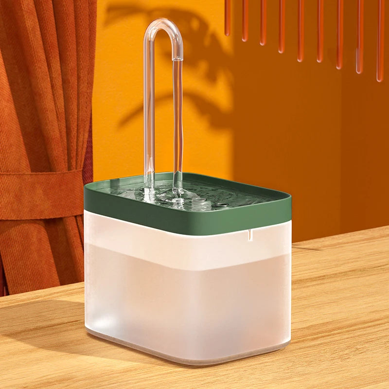 Pet Water Fountain Automatic Circulating Water Dispenser for Dogs & Cats (1.5L Ultra-Quiet Pump)