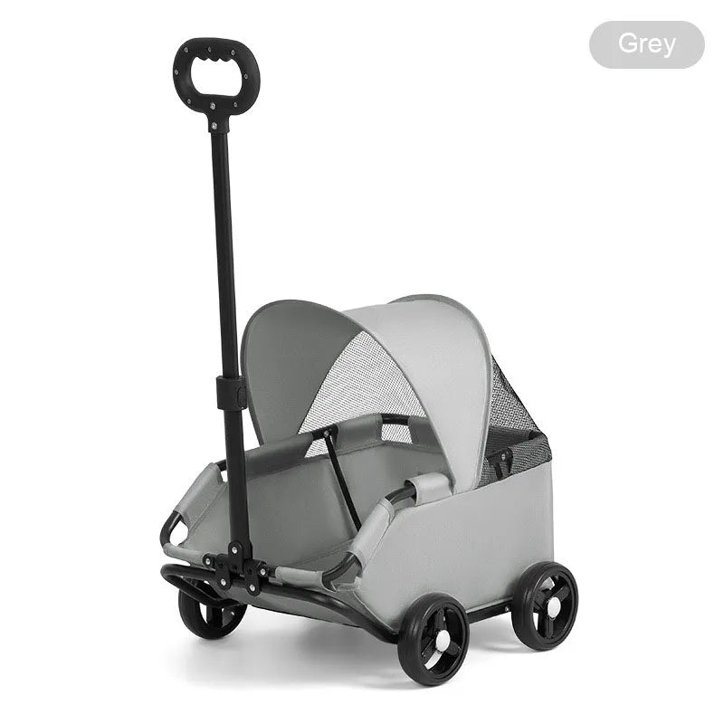 Small pet stroller for dogs, cats, teddy bears, baby strollers, outdoor activities, lightweight and foldable