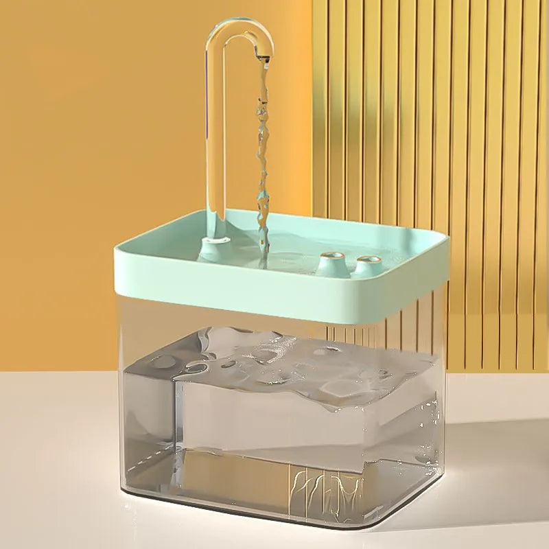 Pet Water Fountain Automatic Circulating Water Dispenser for Dogs & Cats (1.5L Ultra-Quiet Pump)