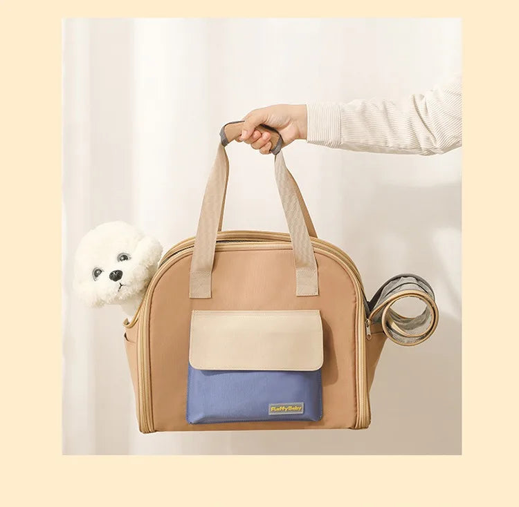 Multifunctional Pet Bag Cats and Dogs Comfortable Breathable Shoulder Bag Pet Carrier Dog Backpack Puppy Handbag Weight<4KG